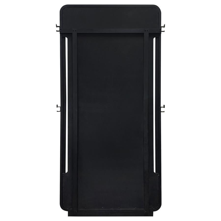 Leandro - 76" Full Length Floor Mirror - Burnished Black