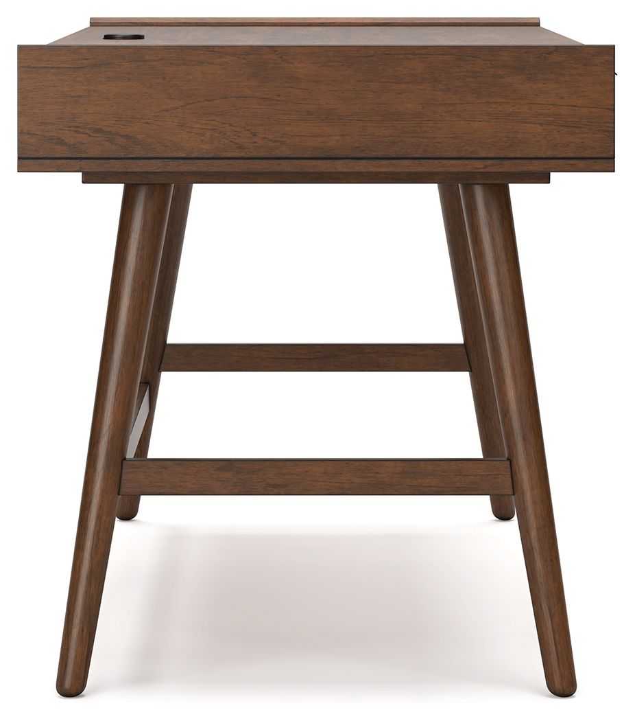 Lyncott - Brown - Home Office Desk by Signature Design by Ashley® | Bel Furniture