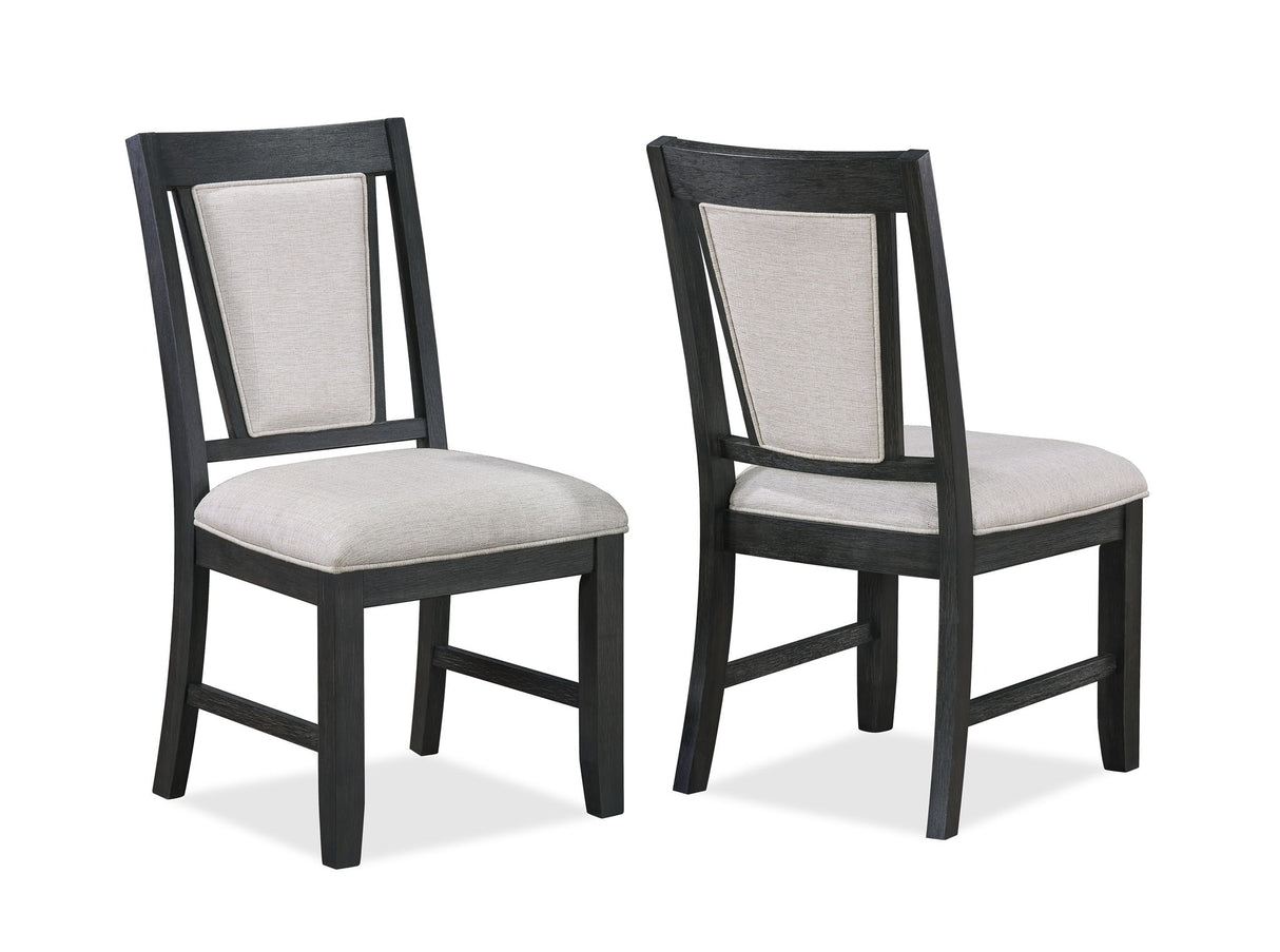 Stevens - 5 Piece Dining Room Set - Charcoal / Gray