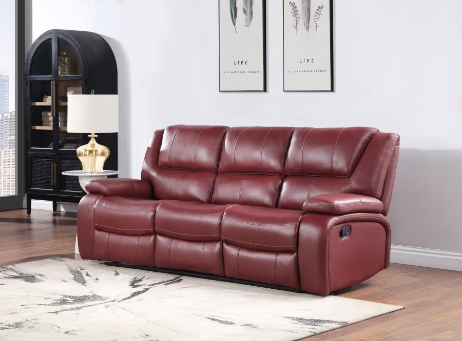 Camila - Upholstered Motion Reclining Sofa by Coaster Fine Furniture | Bel Furniture