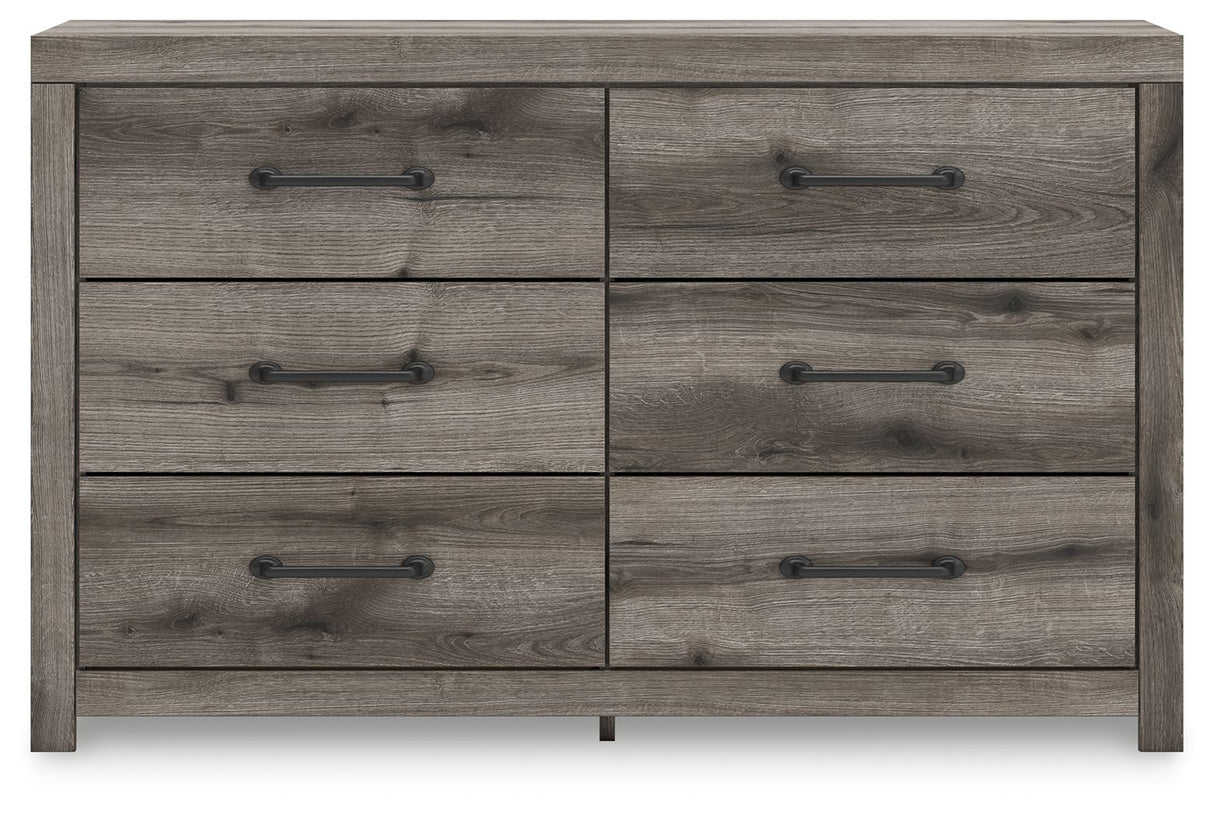 Graystorm - Brown Gray - Six Drawer Dresser by Signature Design by Ashley® | Bel Furniture