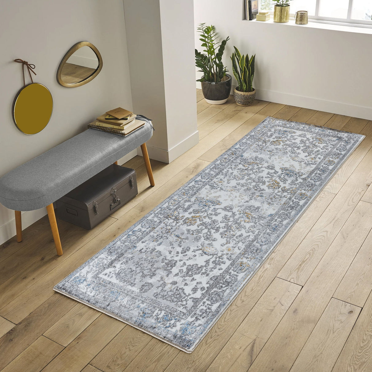 Legacy - 5'3" X 7' Area Rug - Multi / Gray by Icona Home Decor | Bel Furniture