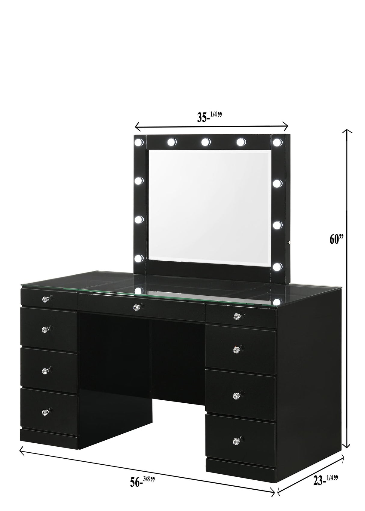 Avery - Vanity Set by Crown Mark | Bel Furniture