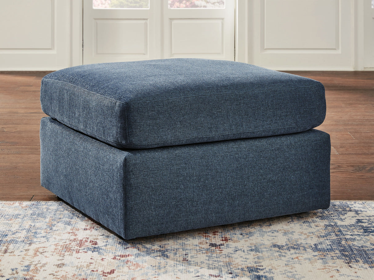 Modmax - Ink - Oversized Accent Ottoman - Fabric by Signature Design by Ashley® | Bel Furniture