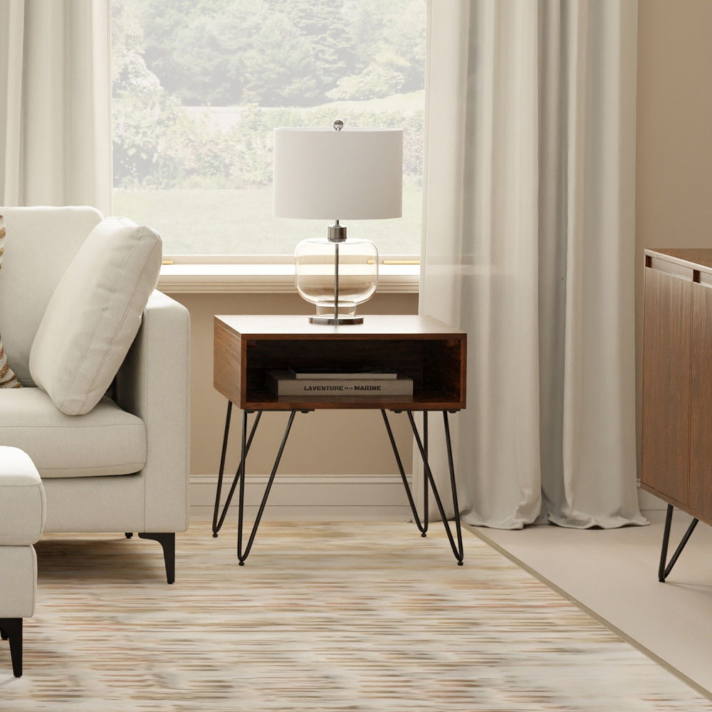 Hunter - End Table - Wood by Simpli-Home | Bel Furniture