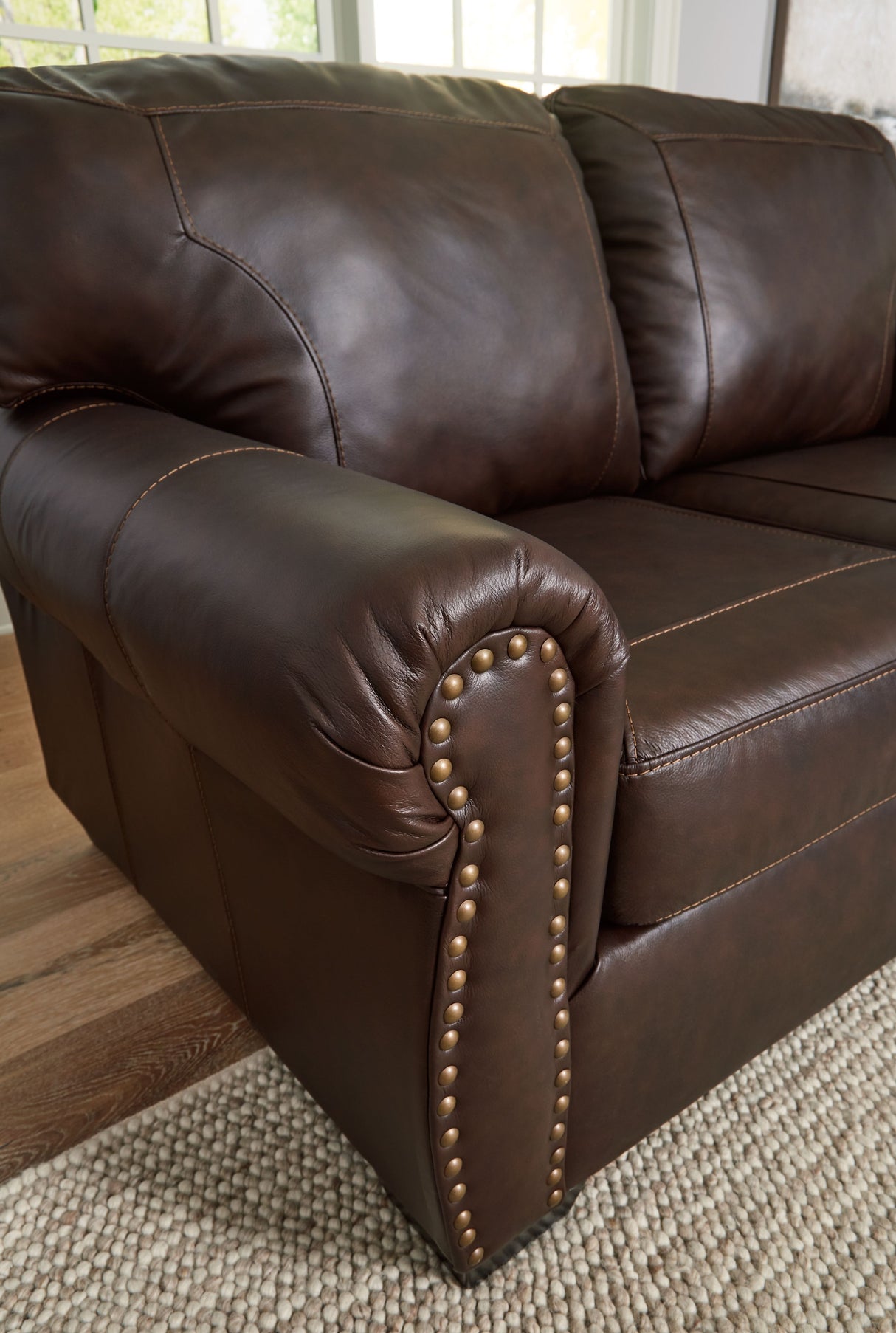Colleton - Dark Brown - Loveseat by Signature Design by Ashley® | Bel Furniture