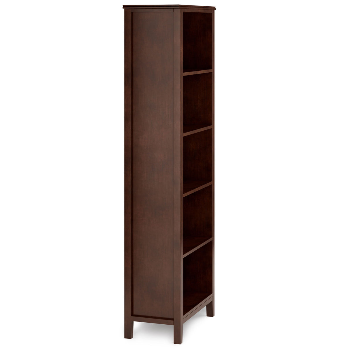 Artisan - 5 Shelf Bookcase, Handcrafted by Simpli-Home | Bel Furniture