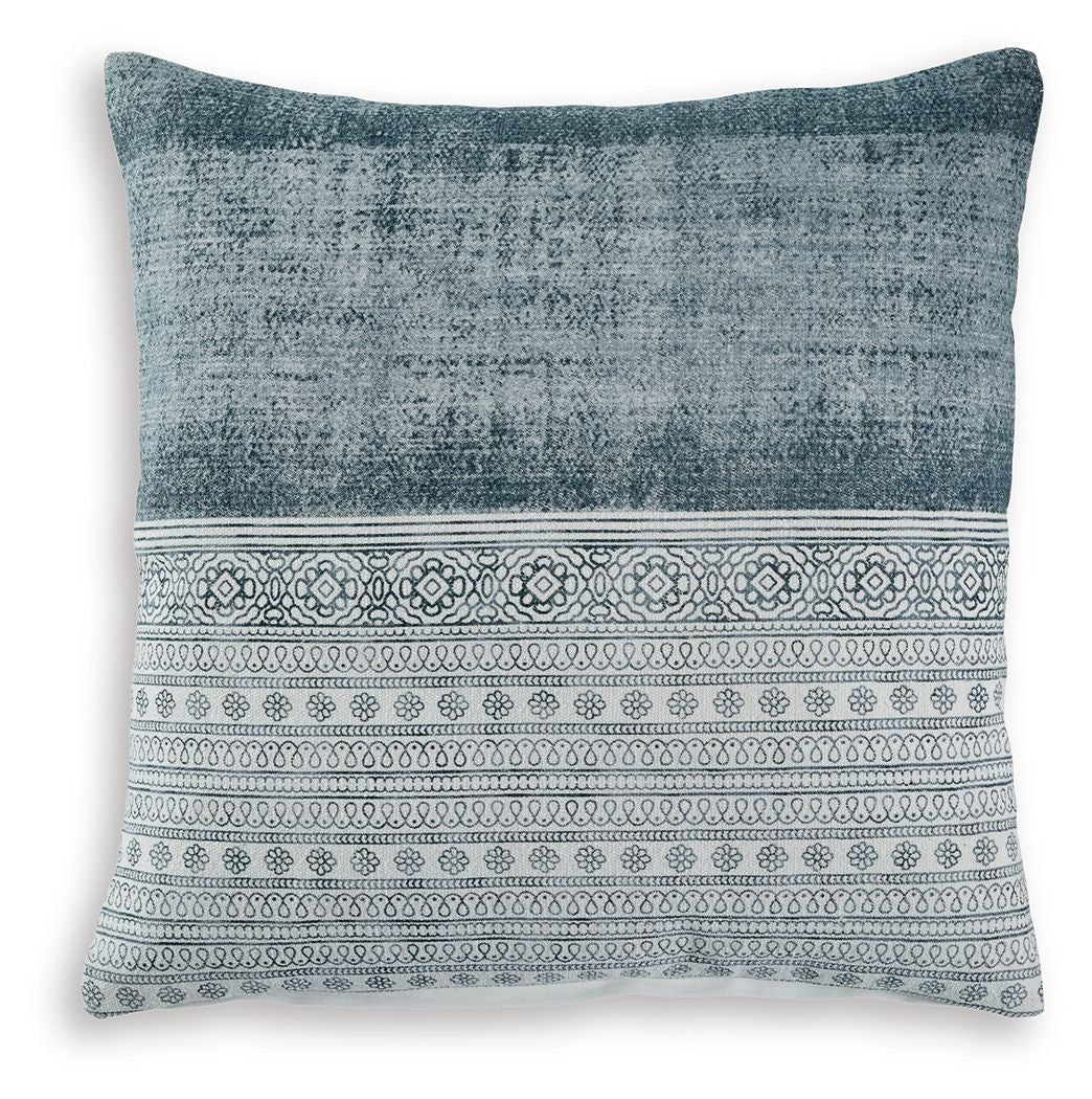 Harperville Pillow (Set of 4) Blue and White