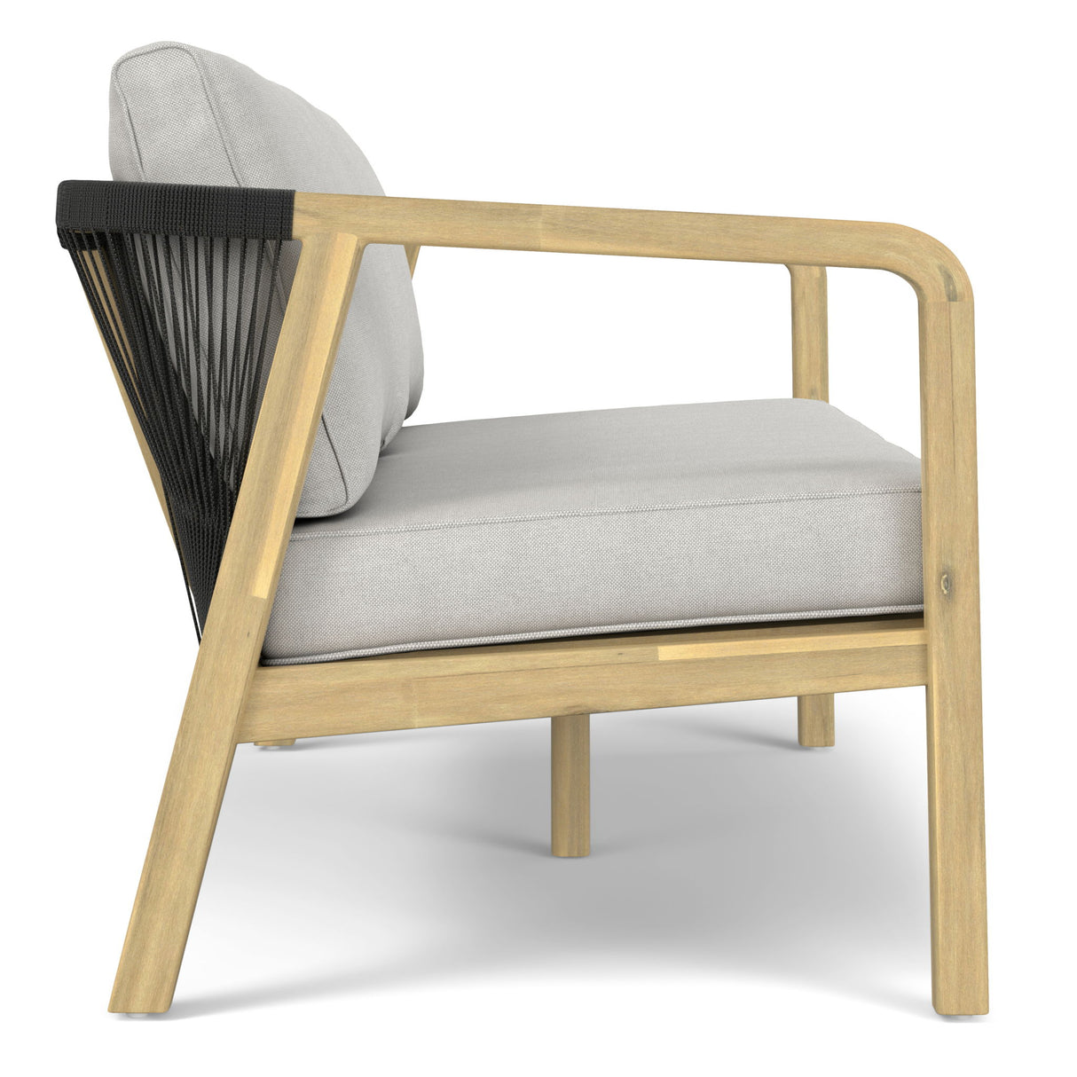 Palmetto - Outdoor Sofa - Stone Gray by Simpli-Home | Bel Furniture