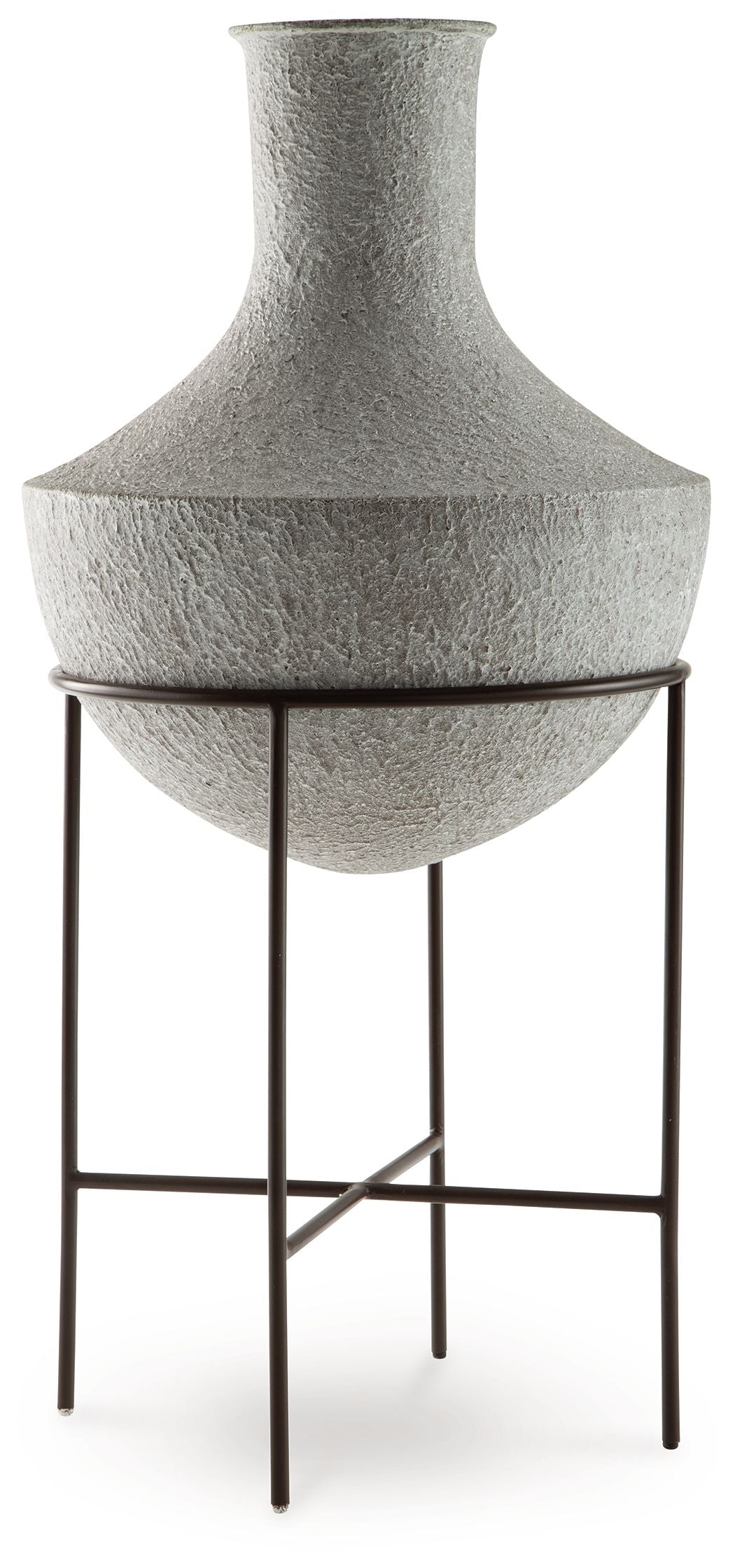 Estonbank - Vase Gray 14"W x 14"D x 30"H by Signature Design by Ashley® | Bel Furniture