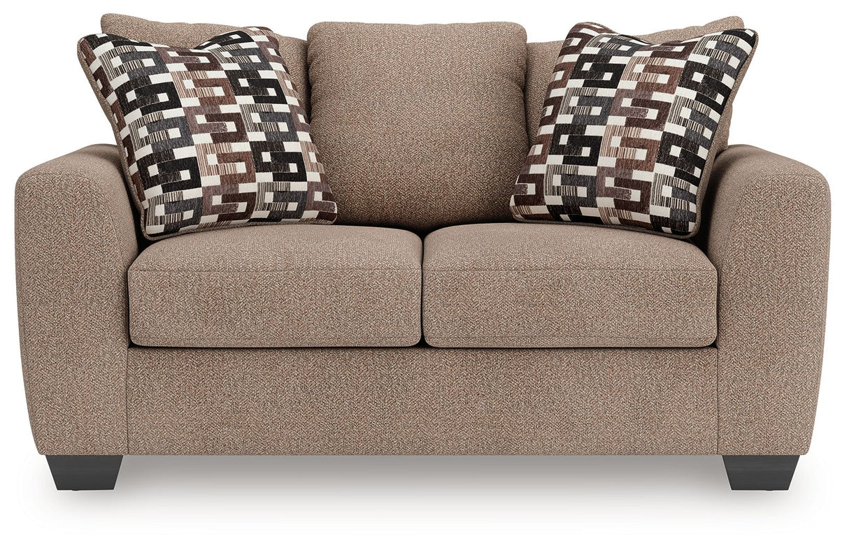 Triston-Peaks - Loveseat - Suede