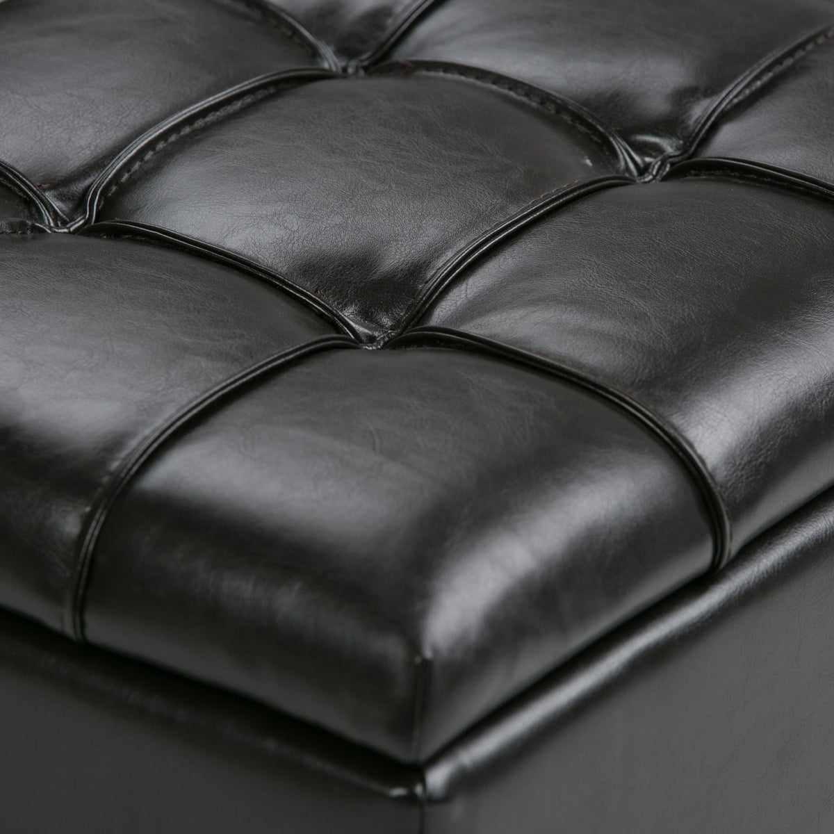 Dover - 3 Piece Storage Ottoman - Tanners Brown