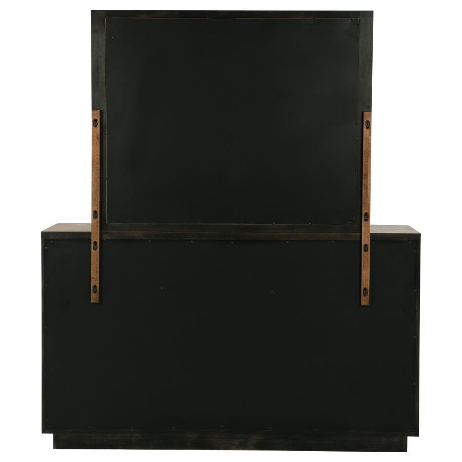 Terrace - 6-Drawer Dresser And Mirror - Ash Brown by Coaster Fine Furniture | Bel Furniture