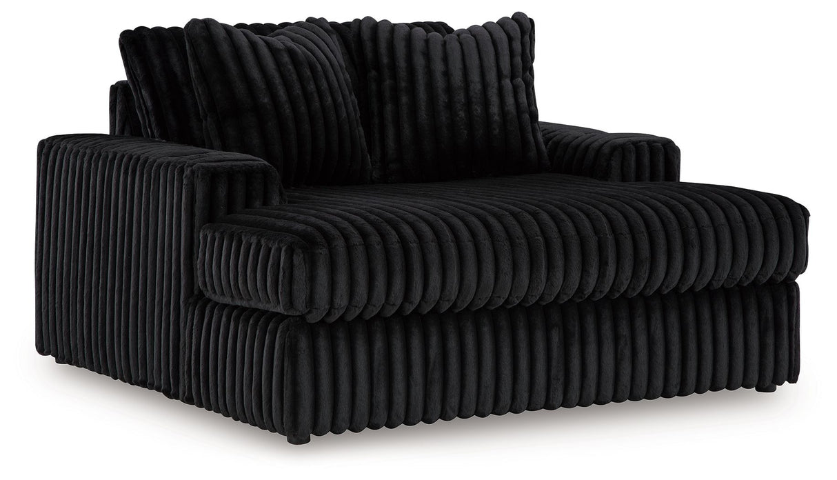 Midnight-Madness - Oversized Chaise Black by Signature Design by Ashley® | Bel Furniture