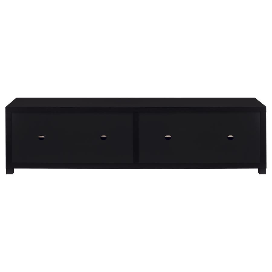 Jupiter - 3 Piece Entertainment Center TV Stand - Black by Coaster Fine Furniture | Bel Furniture