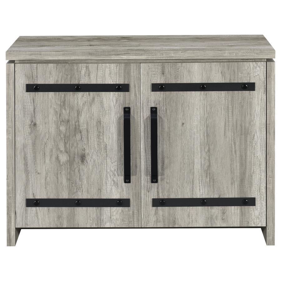 Enoch - 2 Door Engineered Wood Accent Cabinet - Gray Driftwood by CoasterEveryday | Bel Furniture
