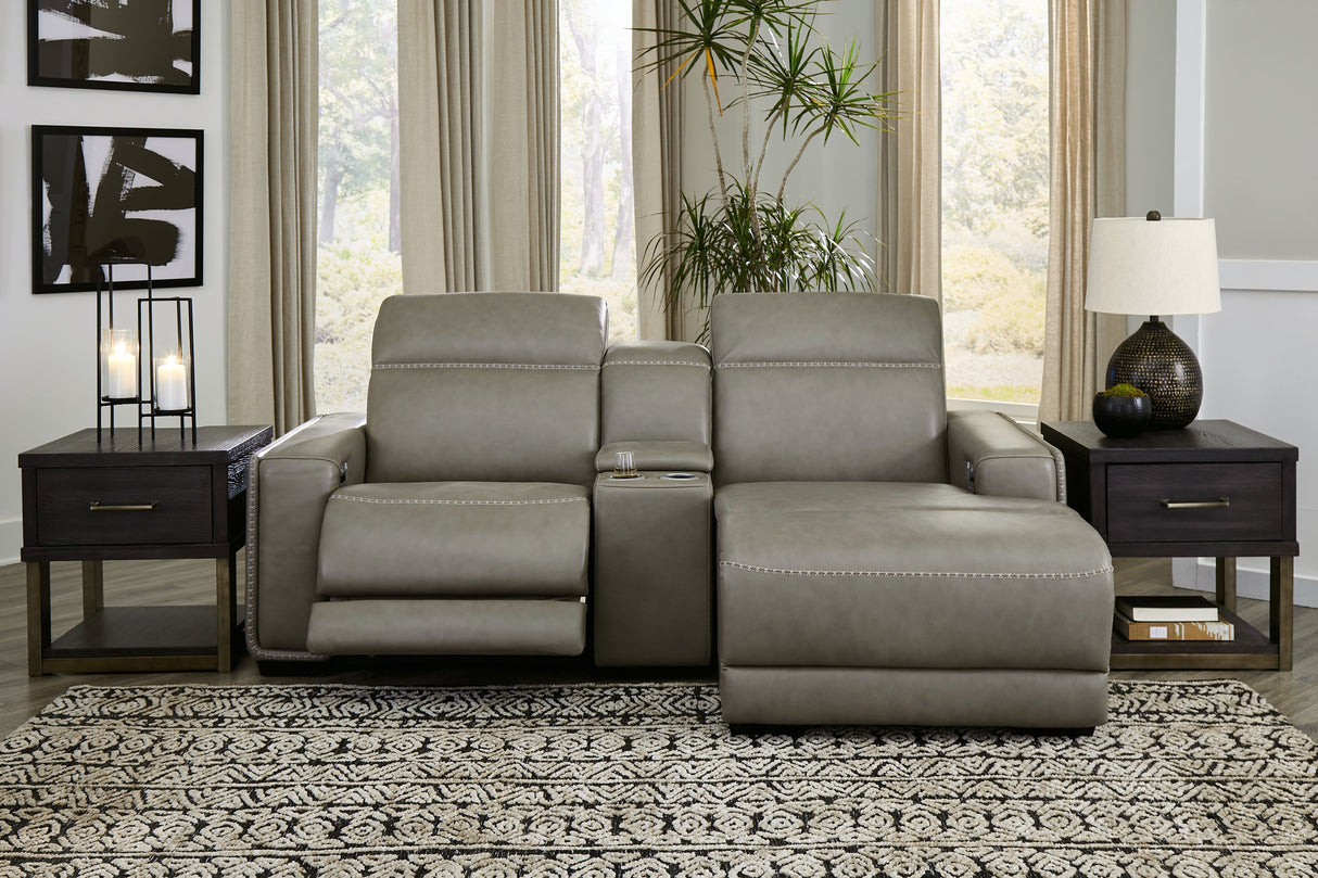 Correze - Power Reclining Sectional by Signature Design by Ashley® | Bel Furniture