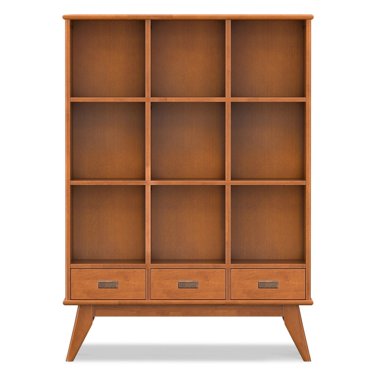 Draper - 9 Cube Storage With Drawers - Brown