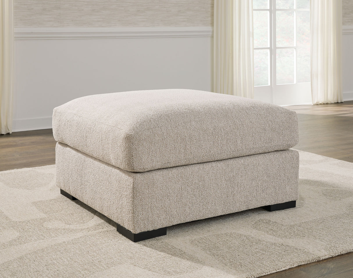 Ballyton - Sand - Oversized Accent Ottoman by Benchcraft® | Bel Furniture