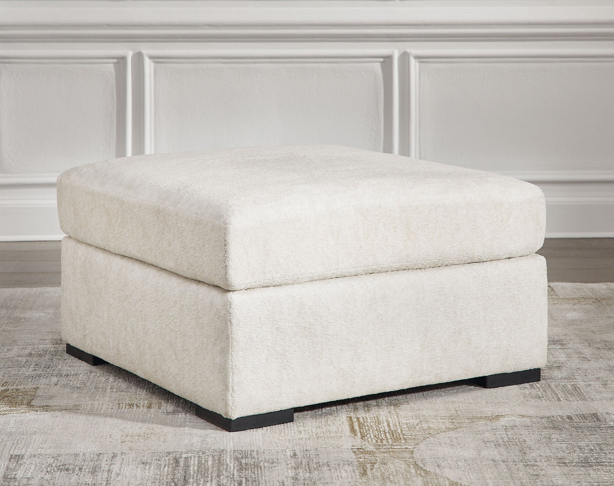 Chessington - Ivory - Oversized Accent Ottoman by Signature Design by Ashley® | Bel Furniture