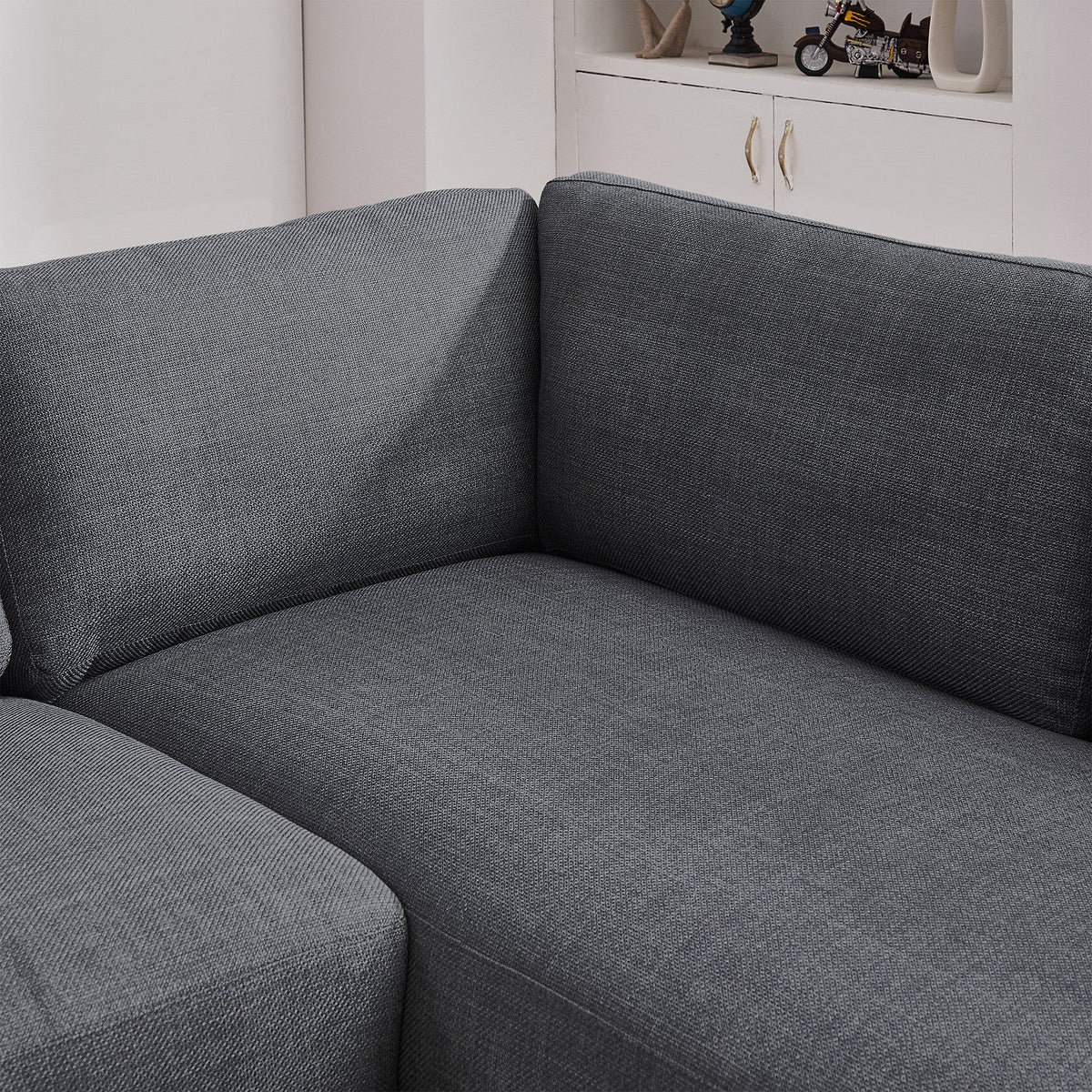 Glander - Cozy Sectional Sofa Right Facing - Gray
