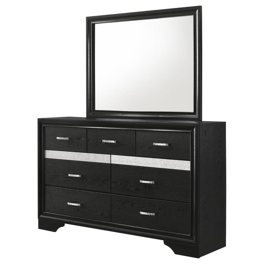 Miranda - 7-drawer Dresser With Mirror by CoasterEveryday | Bel Furniture