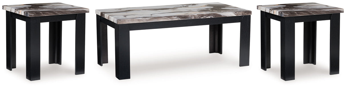 Jazmore - Dark Brown - Occasional Table Set (Set of 3) by Signature Design by Ashley® | Bel Furniture