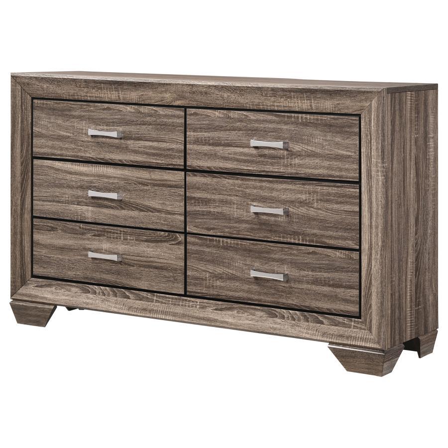 Kauffman - 6-Drawer Dresser by CoasterEveryday | Bel Furniture