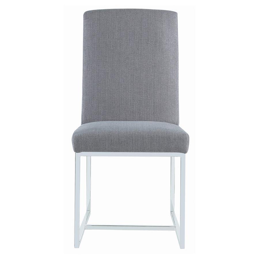Mackinnon - Upholstered Dining Side Chair (Set of 2) - Gray by CoasterElevations | Bel Furniture