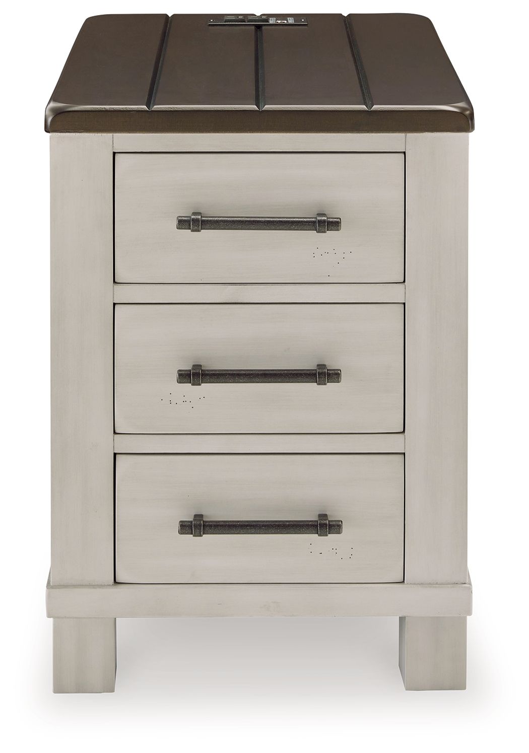 Darborn - Gray / Brown - Chair Side End Table by Signature Design by Ashley® | Bel Furniture