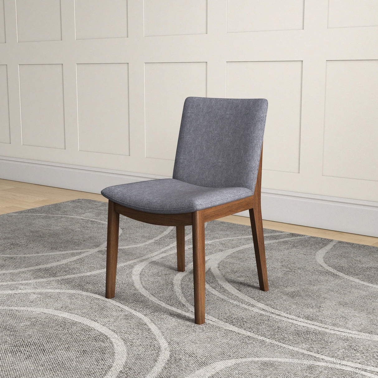 Laura - Mid-Century Modern Solid Wood Dining Chair (Set of 2)