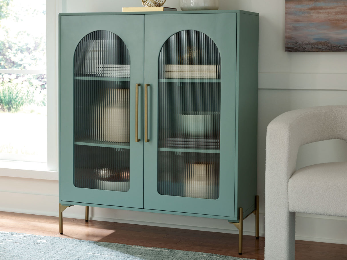 Adwen - Light Green - Accent Cabinet by Signature Design by Ashley® | Bel Furniture