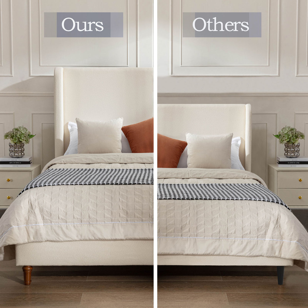 Harper - Tall Headboard Upholstered Bed