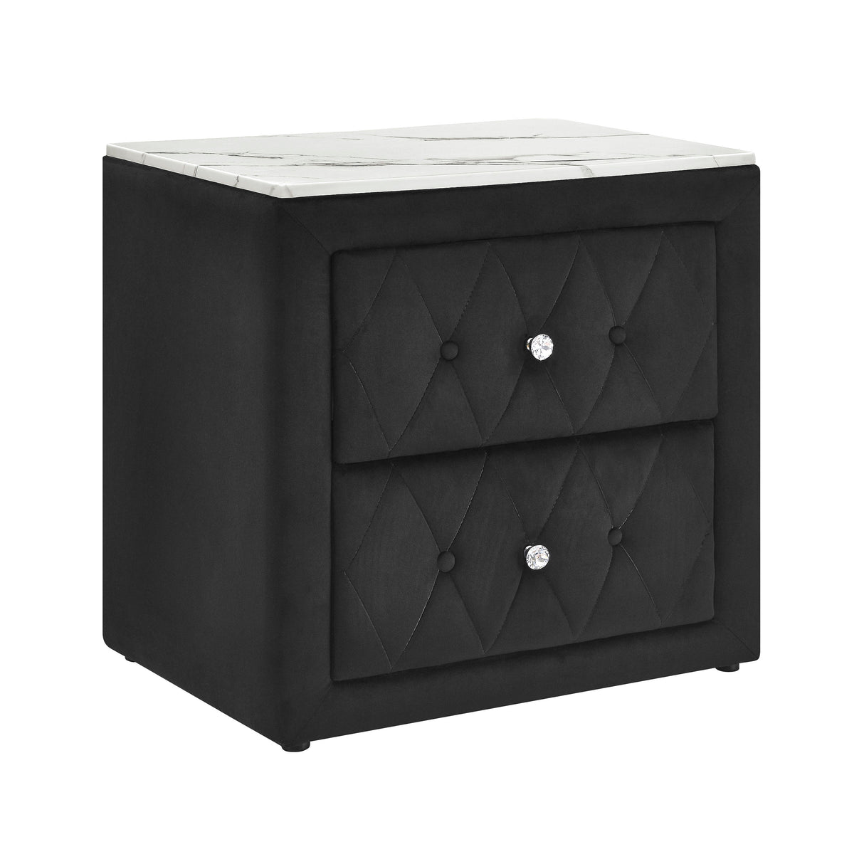 Annabelle - Nightstand Black by Crown Mark | Bel Furniture