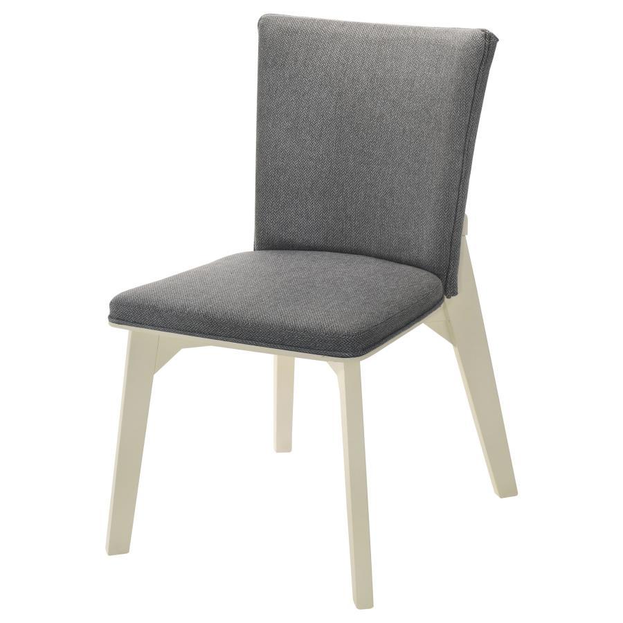 Biloxi - Upholstered Dining Side Chair (Set of 2) - Gray by Coaster Fine Furniture | Bel Furniture