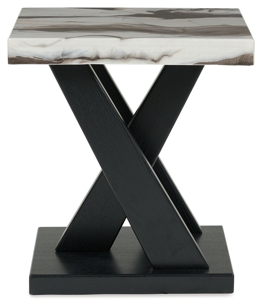 Cendill - Dark Brown / White / Black - Occasional Table Set (Set of 3) by Signature Design by Ashley® | Bel Furniture
