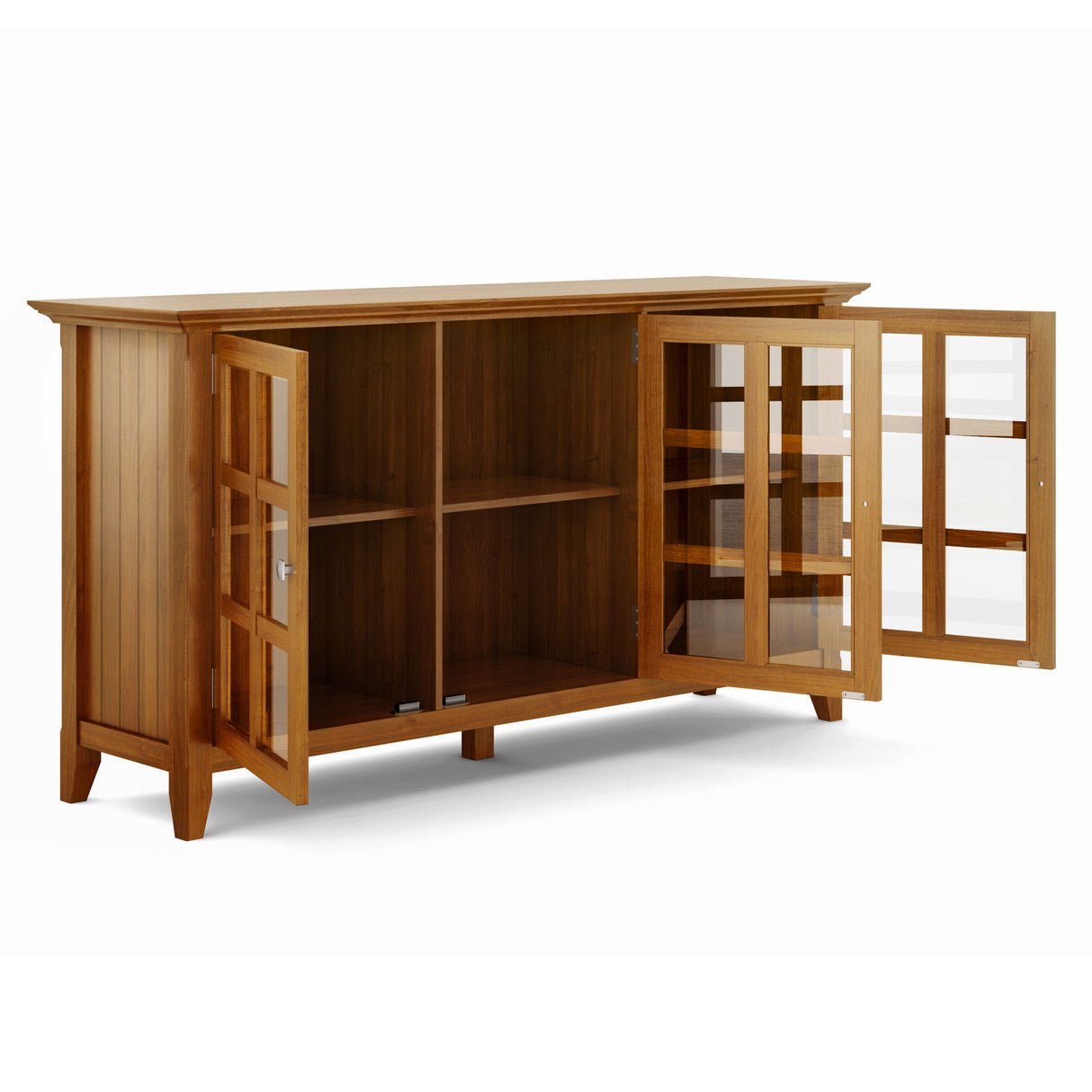 Acadian - Wide Storage Cabinet Handcrafted by Simpli-Home | Bel Furniture