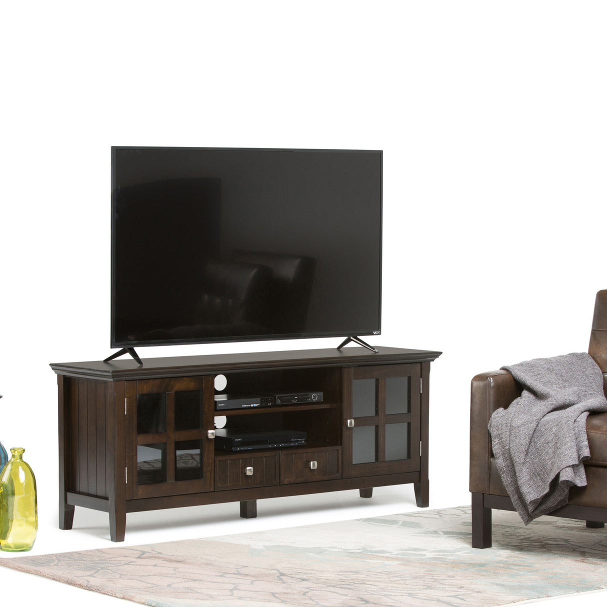 Acadian - TV Media Stand by Simpli-Home | Bel Furniture