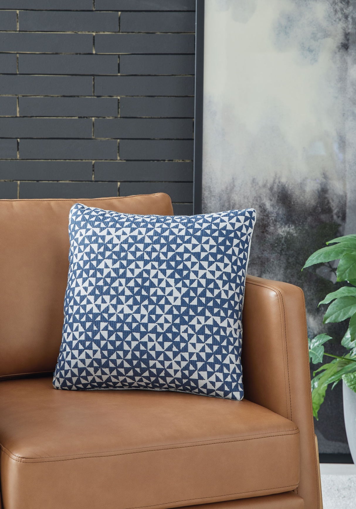 Jaycott Next-Gen Nuvella - Pillow (Set of 4) - Blue / White