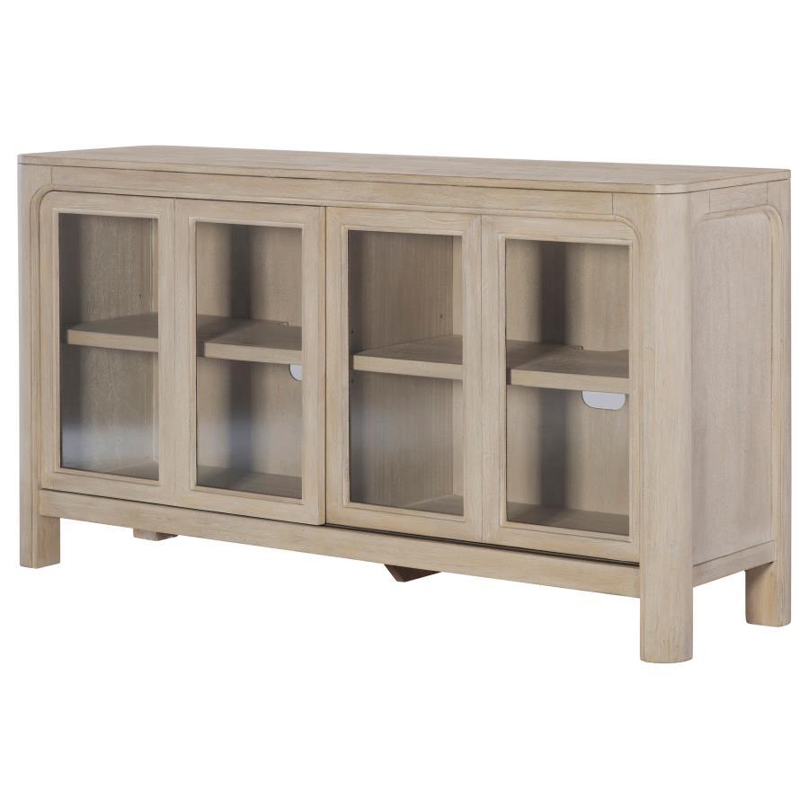 Solano - Sliding Door Dining Sideboard Server - Weathered Mango