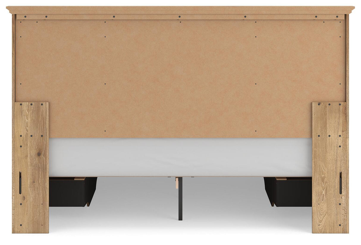 Makidern - Panel Storage Bed
