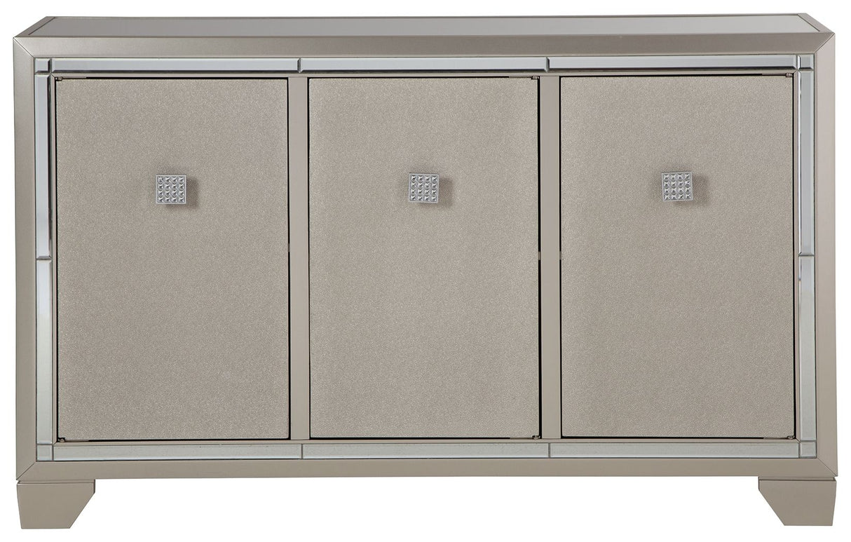 Chaseton - Champagne - Accent Cabinet by Signature Design by Ashley® | Bel Furniture