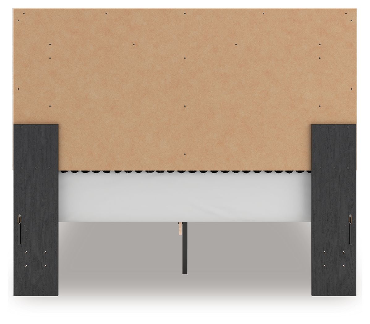 Zuraleus - Upholstered Panel Platform Bed With Roll Slats