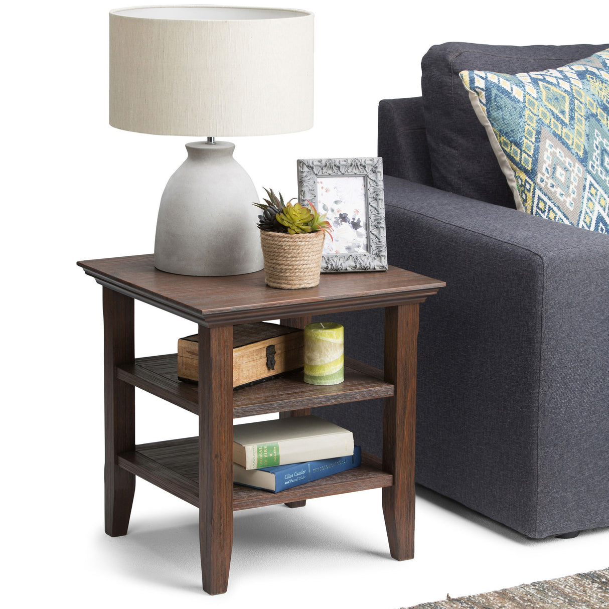 Acadian - Transitiona End Table by Simpli-Home | Bel Furniture