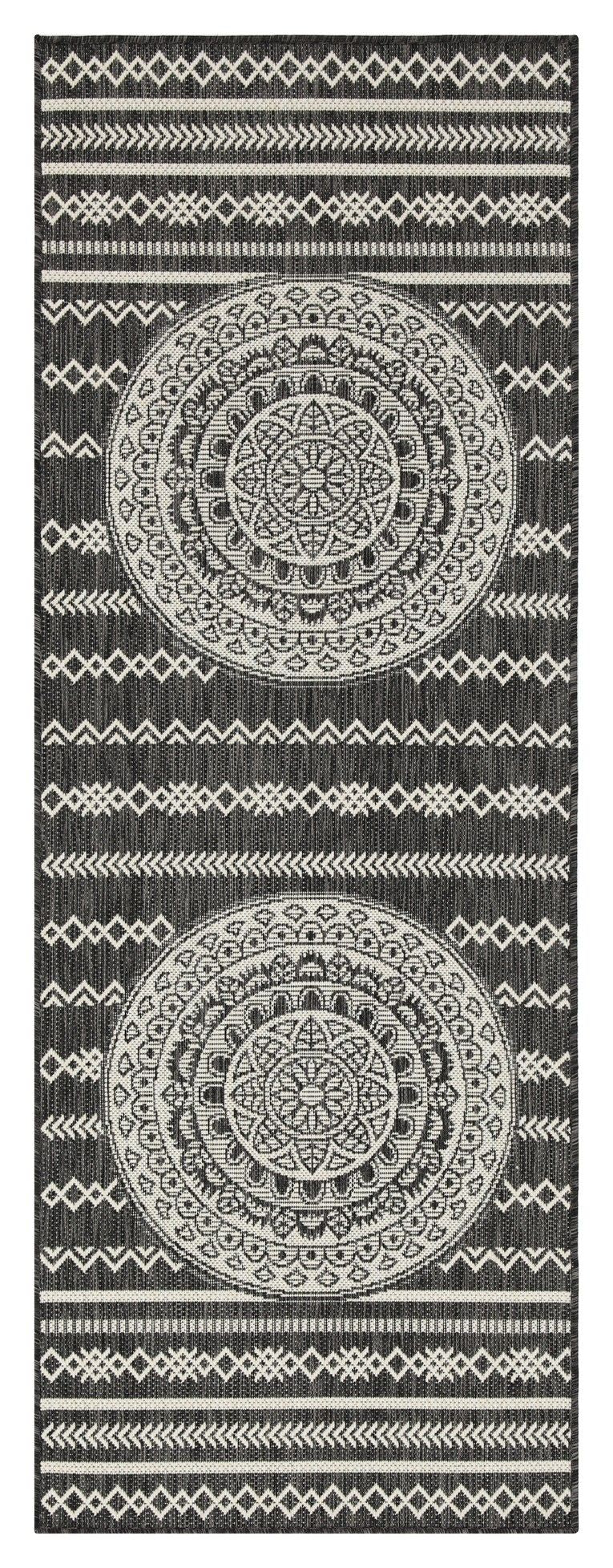 Sunshine - Indoor / Outdoor Area Rug - Polypropylene Dark Gray 7' x 9' by Icona Home Decor | Bel Furniture