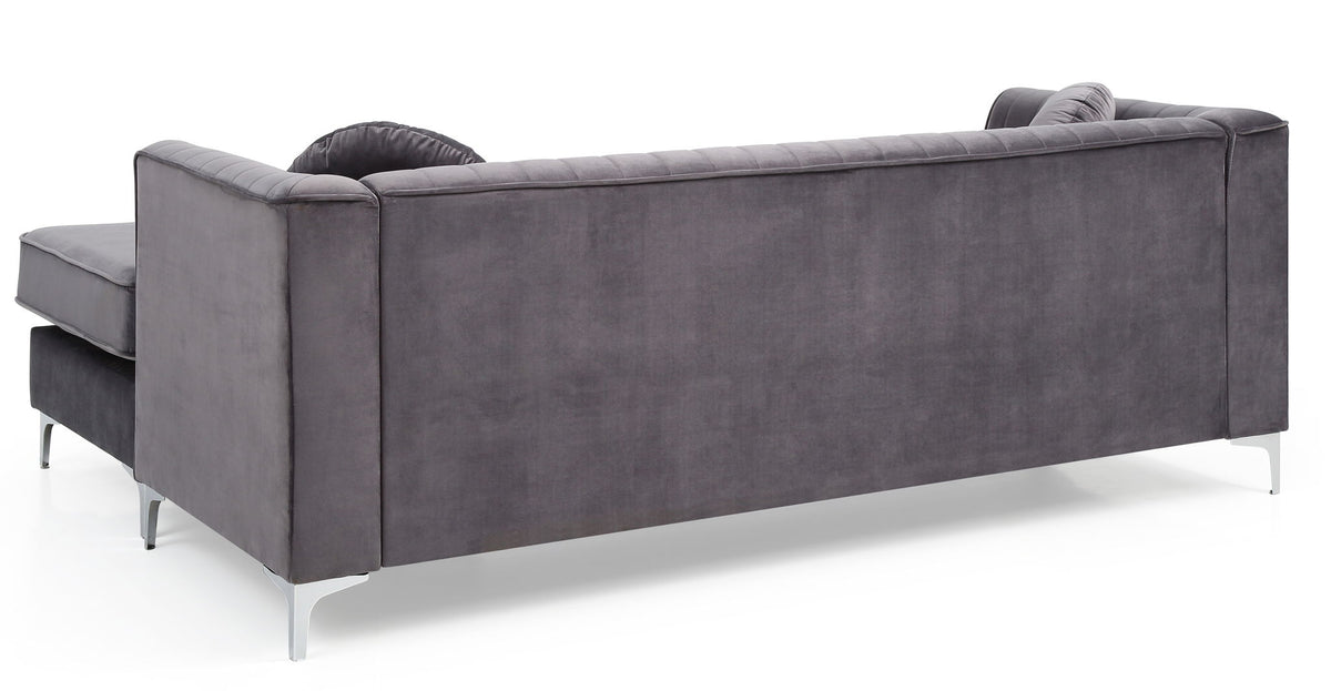 Delray - Micro Suede Sofa Chaise