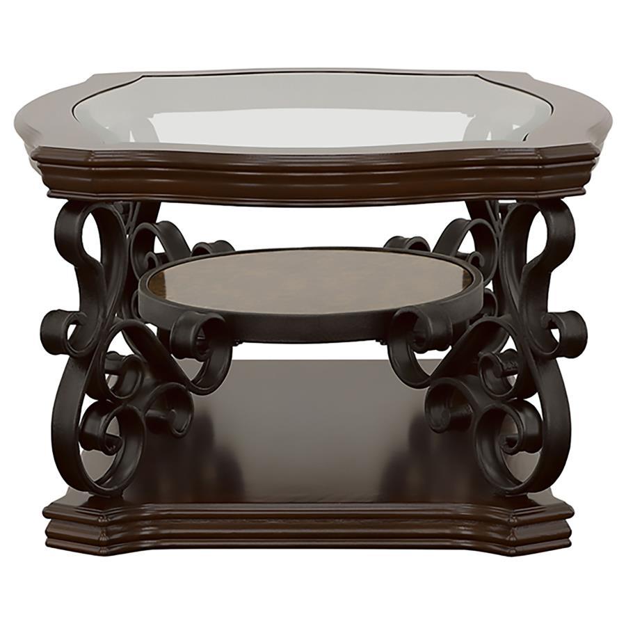 Laney - Glass Top Coffee And End Table Set by Coaster Fine Furniture | Bel Furniture