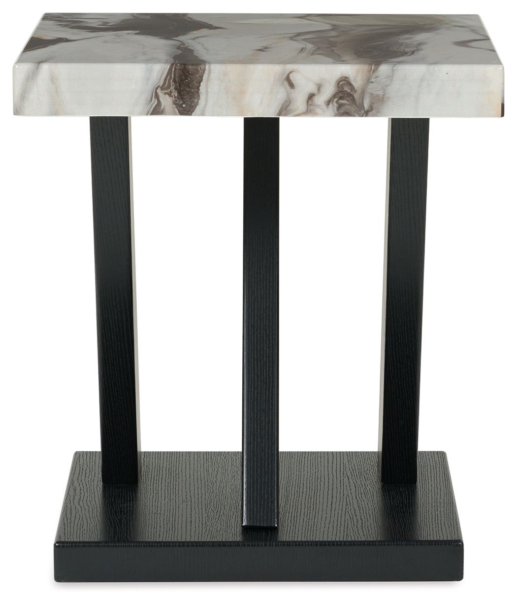 Cendill - Dark Brown / White / Black - Occasional Table Set (Set of 3) by Signature Design by Ashley® | Bel Furniture