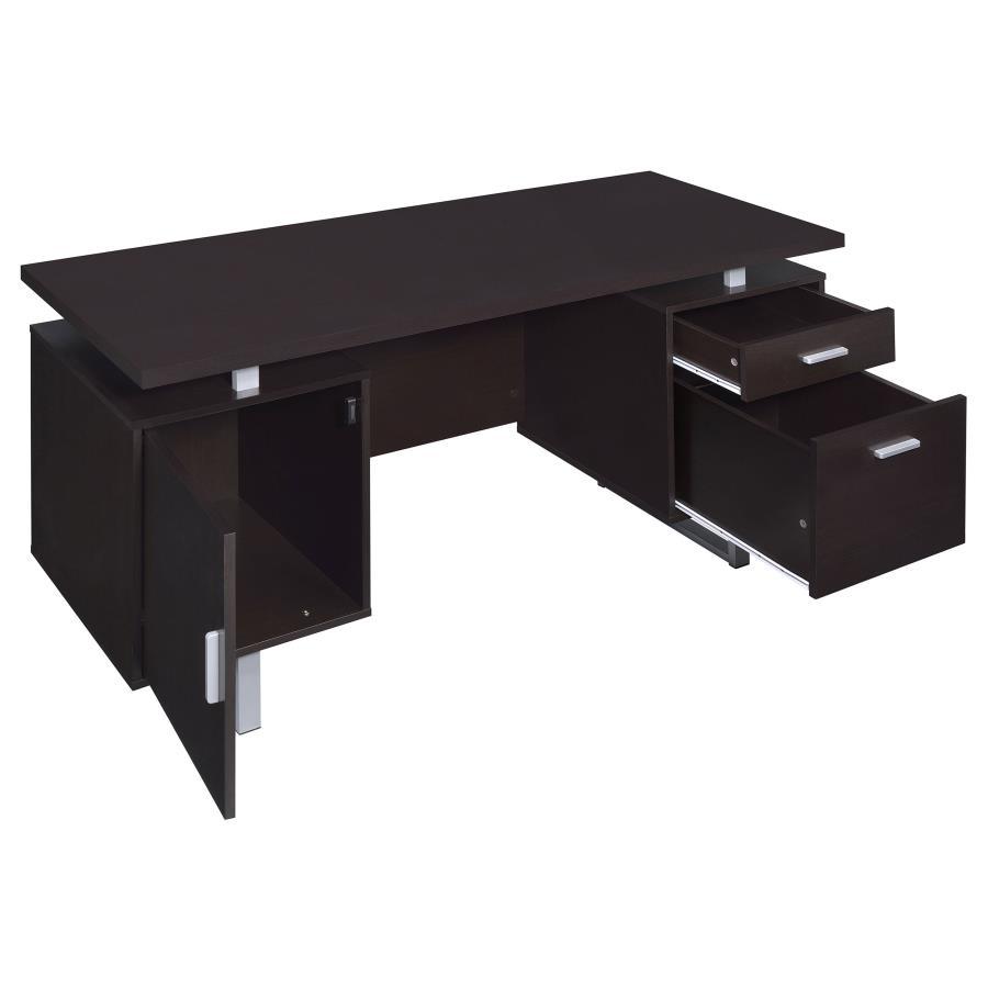 Lawtey - 2-Drawer Computer Desk by CoasterEveryday | Bel Furniture