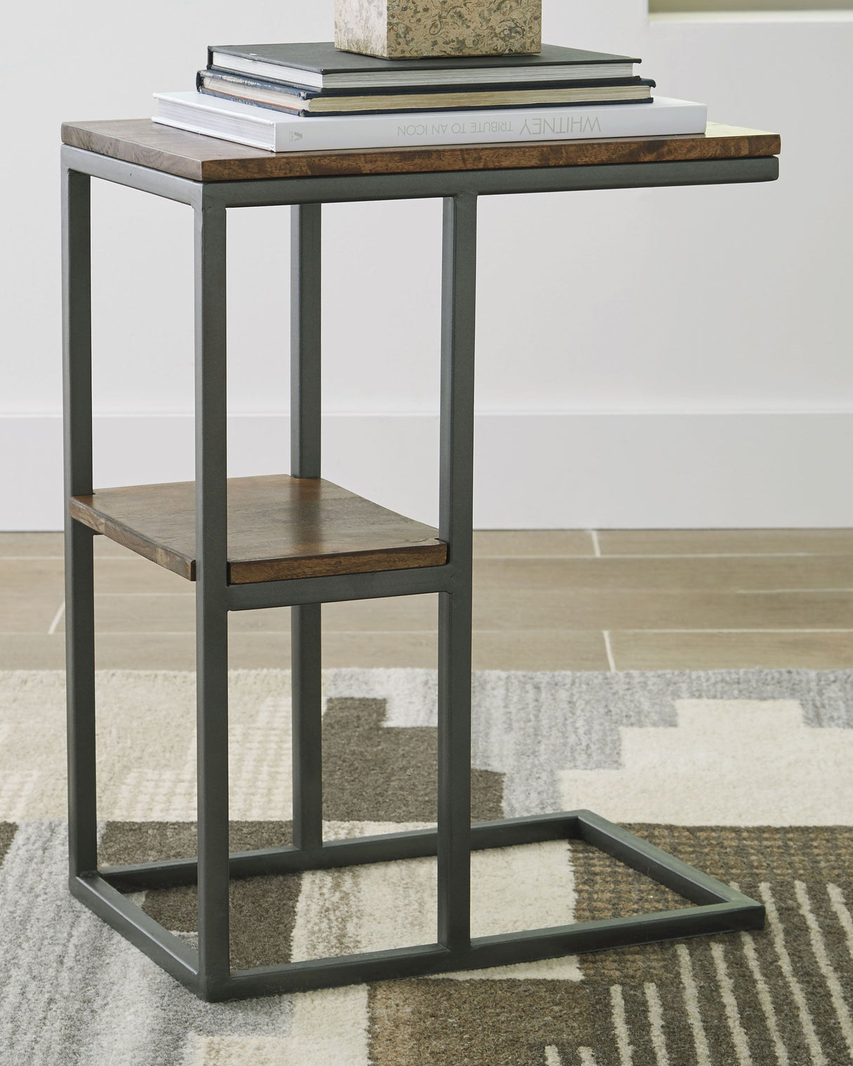 Forestmin - Natural / Black - Accent Table by Signature Design by Ashley® | Bel Furniture